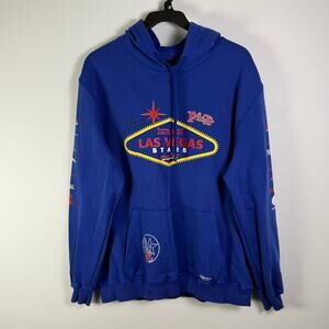 StS Ranchwear Western Sweatshirt Boot Stitch Hoodie Royal Mens Las Vegas print